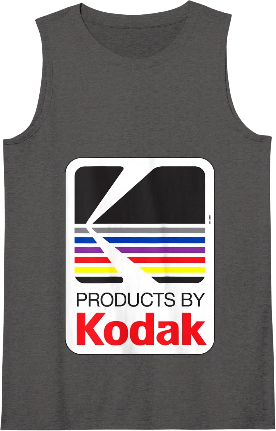 image:imageProducts By Kodak Vintage Logo Tank TopDark Heather Grey