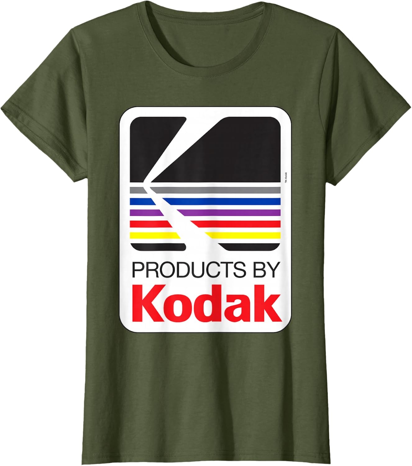 image:imageProducts by Kodak Vintage Logo TShirt SmallOlive Green