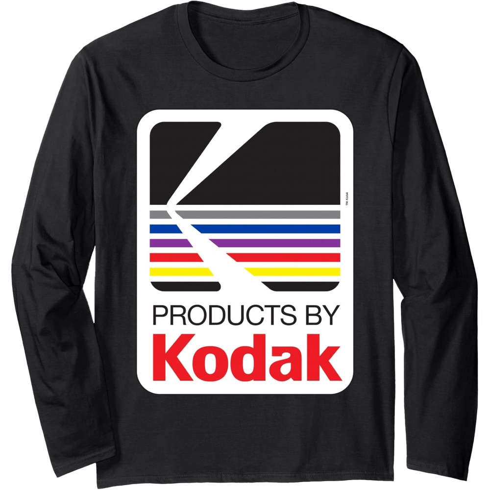 image:imageProducts By Kodak Vintage Logo Long Sleeve TShirtBlack