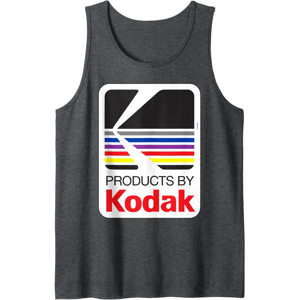 image:imageProducts By Kodak Vintage Logo Tank TopDark Heather Grey