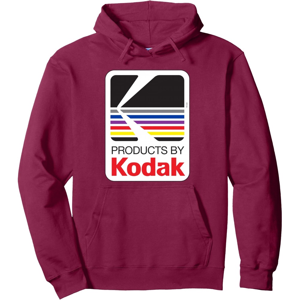 image:imageProducts by Kodak Vintage Logo Pullover HoodieBurgundy