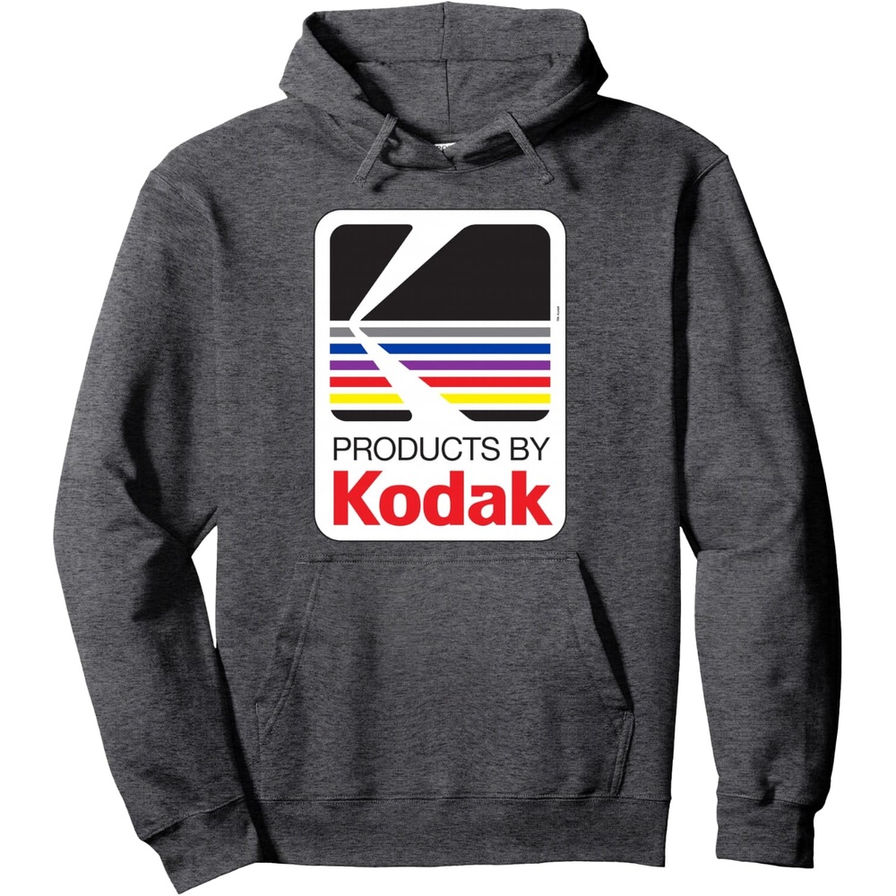 image:imageProducts by Kodak Vintage Logo Pullover HoodieDark Heather Grey