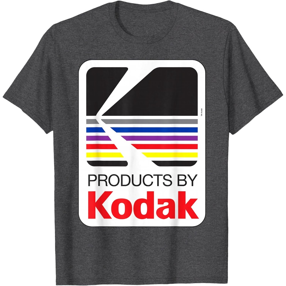 image:imageProducts by Kodak Vintage Logo TShirt SmallDark Heather Grey