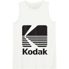 image:image80s Vintage Kodak Logo  Black Tank TopWhite
