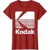 image:image80s Vintage Kodak Logo  White TShirtCranberry Red