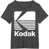 image:image80s Vintage Kodak Logo  White TShirtDark Heather Grey