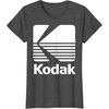 image:image80s Vintage Kodak Logo  White TShirtDark Heather Grey