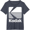 image:image80s Vintage Kodak Logo  White TShirtHeather Blue
