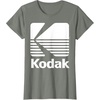 image:image80s Vintage Kodak Logo  White TShirtOlive Heather