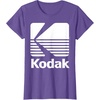image:image80s Vintage Kodak Logo  White TShirtPurple Heather