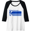 image:imageEktachrome Film Vintage Logo Raglan Baseball TeeBlackWhite