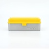 image:imageKODAK 120135 Film Case  for 8 Rolls of 120 Films  10 Rolls of 35mm Films  Retro Steel Case to Sort amp Safeguard Film Blue TopYellow BodyYellow