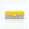image:imageKODAK 120135 Film Case  for 8 Rolls of 120 Films  10 Rolls of 35mm Films  Retro Steel Case to Sort amp Safeguard Film Blue TopYellow BodyYellow