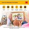 image:imageKODAK 141 Inch FHD Digital Picture Frame 1920x1080 GG IPS Digital Photo Frame with 32GB Large Storage QuadCore CPU Premium Solid Wood Frame Easy Photo Transfer via WiFi APPEmailUSBSD CardWood