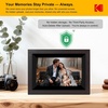 image:imageKODAK 141 Inch FHD Digital Picture Frame 1920x1080 GG IPS Digital Photo Frame with 32GB Large Storage QuadCore CPU Premium Solid Wood Frame Easy Photo Transfer via WiFi APPEmailUSBSD CardBlack