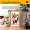 image:imageKODAK 141 Inch FHD Digital Picture Frame 1920x1080 GG IPS Digital Photo Frame with 32GB Large Storage QuadCore CPU Premium Solid Wood Frame Easy Photo Transfer via WiFi APPEmailUSBSD CardWood