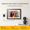 image:imageKODAK 141 Inch FHD Digital Picture Frame 1920x1080 GG IPS Digital Photo Frame with 32GB Large Storage QuadCore CPU Premium Solid Wood Frame Easy Photo Transfer via WiFi APPEmailUSBSD CardLightWhite