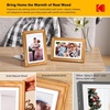 image:imageKODAK 141 Inch FHD Digital Picture Frame 1920x1080 GG IPS Digital Photo Frame with 32GB Large Storage QuadCore CPU Premium Solid Wood Frame Easy Photo Transfer via WiFi APPEmailUSBSD CardWood