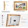 image:imageKODAK 141 Inch FHD Digital Picture Frame 1920x1080 GG IPS Digital Photo Frame with 32GB Large Storage QuadCore CPU Premium Solid Wood Frame Easy Photo Transfer via WiFi APPEmailUSBSD CardWood