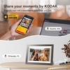 image:imageKODAK 141 Inch FHD Digital Picture Frame 1920x1080 GG IPS Digital Photo Frame with 32GB Large Storage QuadCore CPU Premium Solid Wood Frame Easy Photo Transfer via WiFi APPEmailUSBSD CardLightWhite