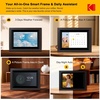 image:imageKODAK 141 Inch FHD Digital Picture Frame 1920x1080 GG IPS Digital Photo Frame with 32GB Large Storage QuadCore CPU Premium Solid Wood Frame Easy Photo Transfer via WiFi APPEmailUSBSD CardBlack
