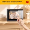 image:imageKODAK 141 Inch FHD Digital Picture Frame 1920x1080 GG IPS Digital Photo Frame with 32GB Large Storage QuadCore CPU Premium Solid Wood Frame Easy Photo Transfer via WiFi APPEmailUSBSD CardBlack