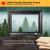 image:imageKODAK 156 Inch WiFi Digital Picture Frame 1920x1080 FHD Touch Screen 64GB Smart Photo Frame with App amp AI Photo Creation Easy Sharing Photos and Videos Large Wooden Frame Gift for FamilyDarkBlack