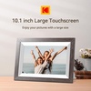 image:imageKODAK 156 Inch WiFi Digital Picture Frame 1920x1080 FHD Touch Screen 64GB Smart Photo Frame with App amp AI Photo Creation Easy Sharing Photos and Videos Large Wooden Frame Gift for FamilyWhite