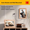 image:imageKODAK 156 Inch WiFi Digital Picture Frame 1920x1080 FHD Touch Screen 64GB Smart Photo Frame with App amp AI Photo Creation Easy Sharing Photos and Videos Large Wooden Frame Gift for FamilyWooden