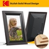 image:imageKODAK 156 Inch WiFi Digital Picture Frame 1920x1080 FHD Touch Screen 64GB Smart Photo Frame with App amp AI Photo Creation Easy Sharing Photos and Videos Large Wooden Frame Gift for FamilyBlack