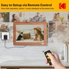 image:imageKODAK 156 Inch WiFi Digital Picture Frame 1920x1080 FHD Touch Screen 64GB Smart Photo Frame with App amp AI Photo Creation Easy Sharing Photos and Videos Large Wooden Frame Gift for FamilyWooden