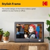 image:imageKODAK 156 Inch WiFi Digital Picture Frame 1920x1080 FHD Touch Screen 64GB Smart Photo Frame with App amp AI Photo Creation Easy Sharing Photos and Videos Large Wooden Frame Gift for FamilyBlack