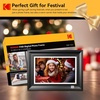 image:imageKODAK 156 Inch WiFi Digital Picture Frame 1920x1080 FHD Touch Screen 64GB Smart Photo Frame with App amp AI Photo Creation Easy Sharing Photos and Videos Large Wooden Frame Gift for FamilyDarkBlack