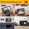 image:imageKODAK 156 Inch WiFi Digital Picture Frame 1920x1080 FHD Touch Screen 64GB Smart Photo Frame with App amp AI Photo Creation Easy Sharing Photos and Videos Large Wooden Frame Gift for FamilyBlack