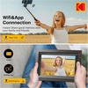 image:imageKODAK 156 Inch WiFi Digital Picture Frame 1920x1080 FHD Touch Screen 64GB Smart Photo Frame with App amp AI Photo Creation Easy Sharing Photos and Videos Large Wooden Frame Gift for FamilyBlack