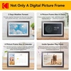 image:imageKODAK 156 Inch WiFi Digital Picture Frame 1920x1080 FHD Touch Screen 64GB Smart Photo Frame with App amp AI Photo Creation Easy Sharing Photos and Videos Large Wooden Frame Gift for FamilyWood