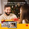 image:imageKODAK 156 Inch WiFi Digital Picture Frame 1920x1080 FHD Touch Screen 64GB Smart Photo Frame with App amp AI Photo Creation Easy Sharing Photos and Videos Large Wooden Frame Gift for FamilyWhite