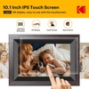 image:imageKODAK 156 Inch WiFi Digital Picture Frame 1920x1080 FHD Touch Screen 64GB Smart Photo Frame with App amp AI Photo Creation Easy Sharing Photos and Videos Large Wooden Frame Gift for FamilyBlack