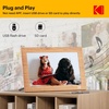 image:imageKODAK 156 Inch WiFi Digital Picture Frame 1920x1080 FHD Touch Screen 64GB Smart Photo Frame with App amp AI Photo Creation Easy Sharing Photos and Videos Large Wooden Frame Gift for FamilyWooden