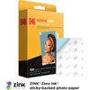 image:imageKODAK 2x3 Premium StickyBacked ZINK Photo Paper 100 Sheets  Compatible With Kodak Step Step Slim Printomatic Printomatic Smile Step Touch100 Sheets