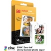 image:imageKODAK 2x3 Premium StickyBacked ZINK Photo Paper 100 Sheets  Compatible With Kodak Step Step Slim Printomatic Printomatic Smile Step Touch30 Sheets