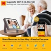image:imageKODAK 64GB WiFi Digital Picture Frame with 4000mAh Battery Powered 101 inch 1280  800 GG IPS Touch Screen Electronic Smart Digital Photo Frame AutoRotate Gifts for Women MomBrown
