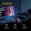 image:imageKODAK FLIK X4 Home Projector  40 LCD Compact Home Theater System Projects Up to 150 with 1080p Compatibility amp Bright Lumen LED Lamp  VGAAVHDMIUSBTF Inputs  Remote Tripod amp Carry Case