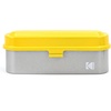 image:imageKODAK Film Case  for 5 Rolls of 35mm Films  Compact Retro Steel Case to Sort and Safeguard Film Rolls Blue Film is not IncludedYellow