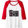 image:imageKODAK INSTAMATIC Camera Design Raglan Baseball TeeRedWhite
