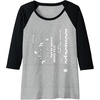 image:imageKODAK Kodachrome Art White Raglan Baseball TeeBlackAthletic Heather