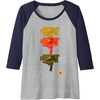 image:imageKODAK M7 Movie Camera Art Raglan Baseball TeeNavy BlueAthletic Heather