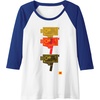 image:imageKODAK M7 Movie Camera Art Raglan Baseball TeeRoyal BlueWhite