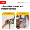 image:imageKODAK Memo Shot ERA Kids Instant Digital Camera and Photo Label Printer White Camera with 1 Roll OneTouch Label CartridgeWhite