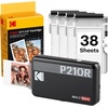 image:imageKODAK Mini 2 Retro 2x3 Portable Photo Printer 4PASS 38 Sheets WhiteBlack
